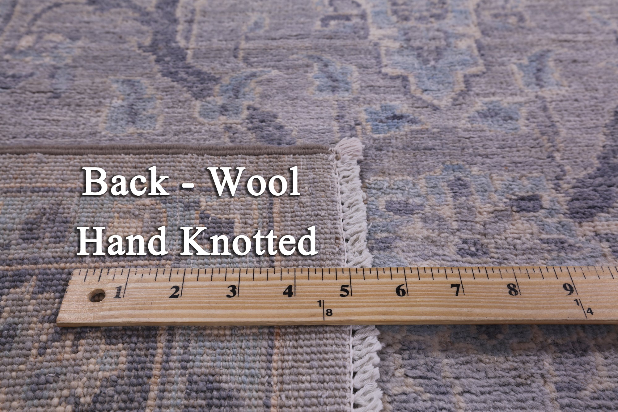 Grey Persian Fine Serapi Hand Knotted Wool Rug - 6' 1" X 9' 0" - Golden Nile