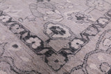 Grey Peshawar Handmade Wool Rug - 9' 4" X 11' 11" - Golden Nile