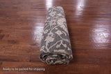 Grey Peshawar Hand Knotted Wool Rug - 9' 9" X 13' 9" - Golden Nile