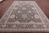 Grey Peshawar Hand Knotted Wool Rug - 9' 9" X 13' 9" - Golden Nile