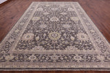 Grey Peshawar Hand Knotted Wool Rug - 9' 9" X 13' 9" - Golden Nile