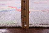 Grey Tribal Moroccan Hand Knotted Wool Rug - 8' 8" X 11' 11" - Golden Nile