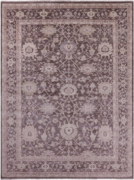 Peshawar Handmade Wool Rug - 8' 11" X 11' 9" - Golden Nile