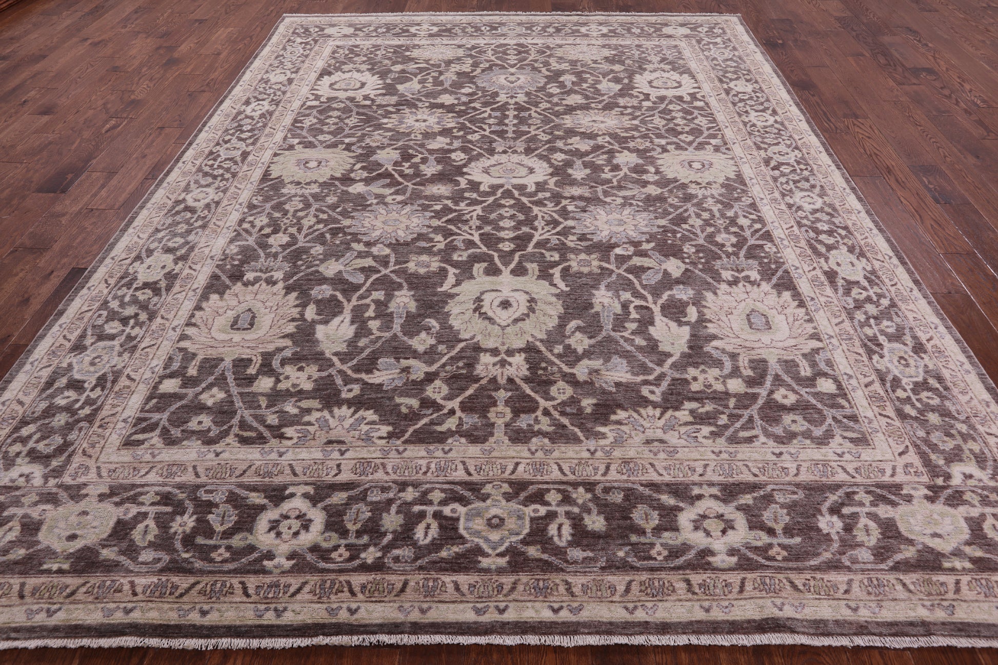 Peshawar Handmade Wool Rug - 8' 11" X 11' 9" - Golden Nile