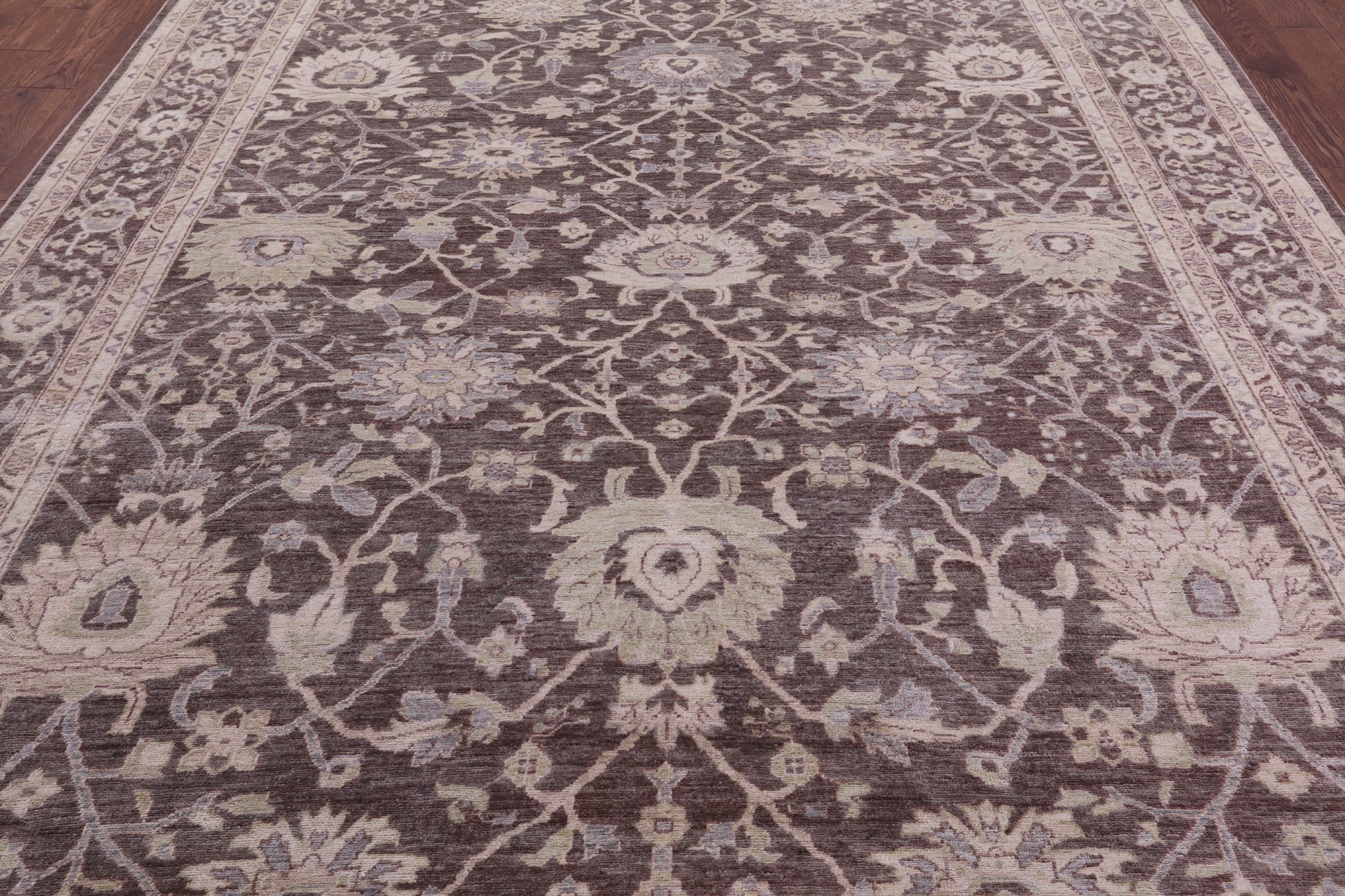 Peshawar Handmade Wool Rug - 8' 11" X 11' 9" - Golden Nile