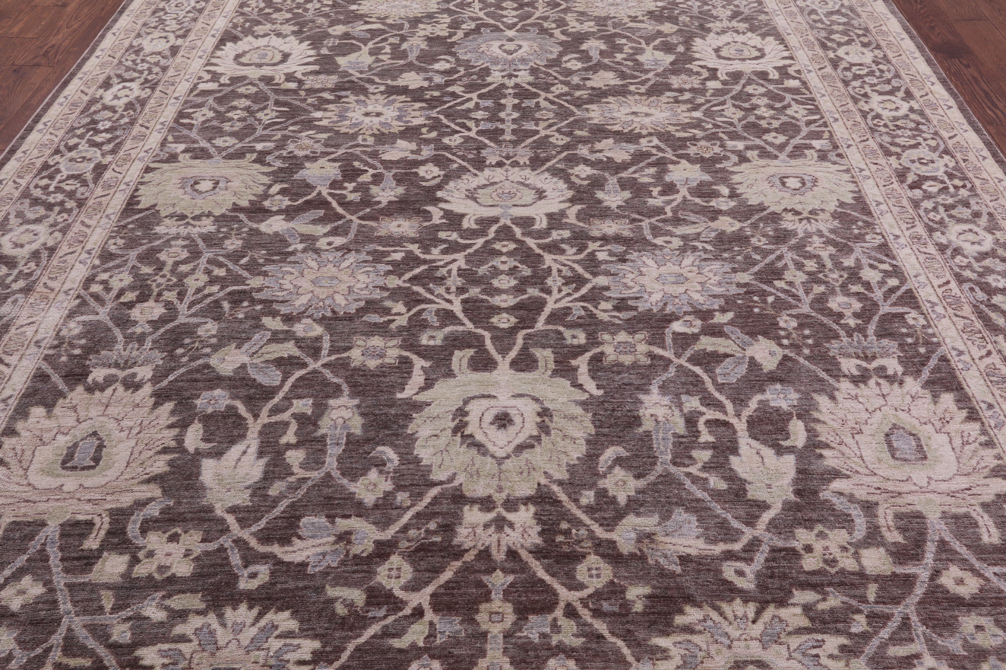 Peshawar Handmade Wool Rug - 8' 11" X 11' 9" - Golden Nile