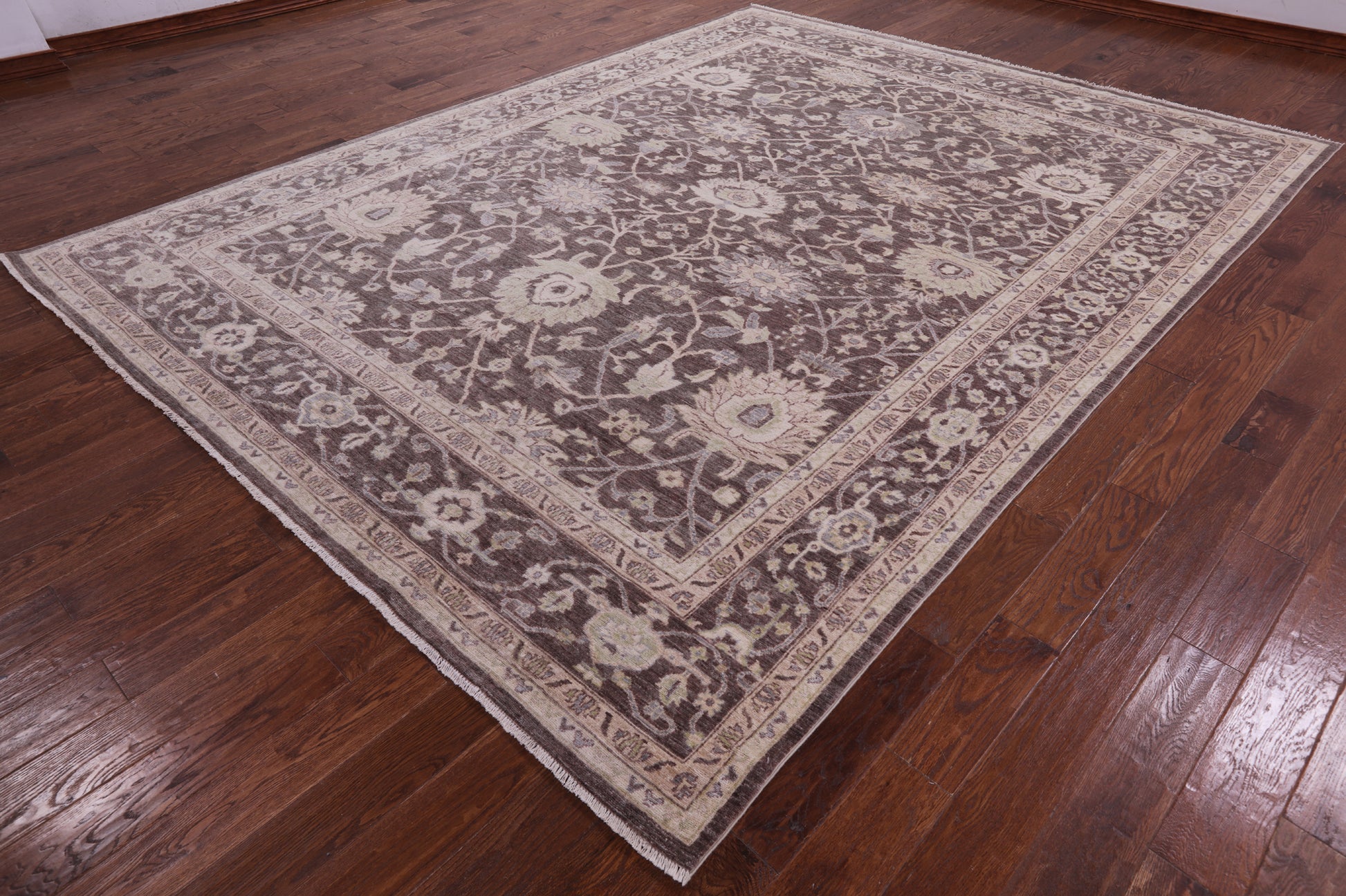Peshawar Handmade Wool Rug - 8' 11" X 11' 9" - Golden Nile