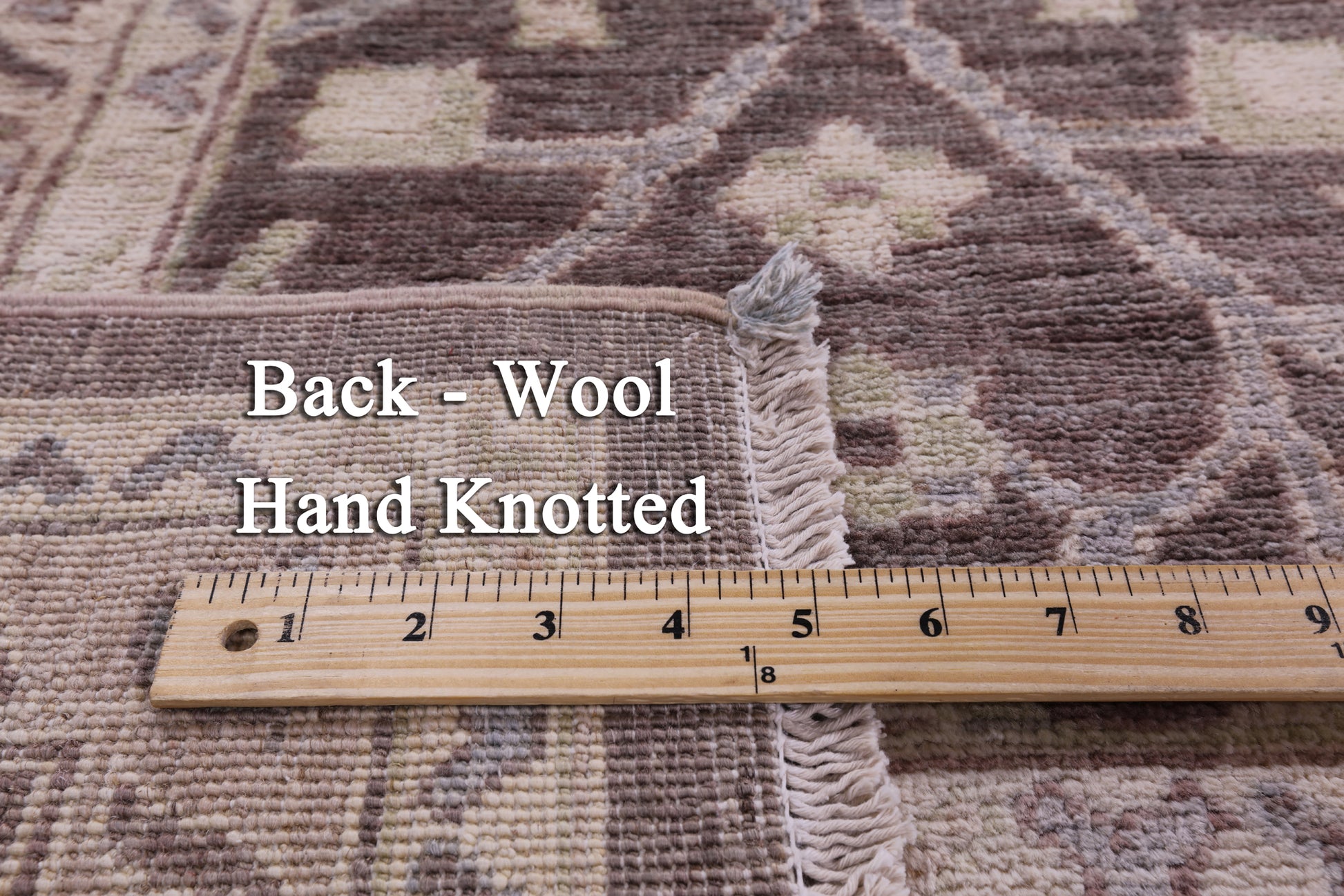 Peshawar Handmade Wool Rug - 8' 11" X 11' 9" - Golden Nile