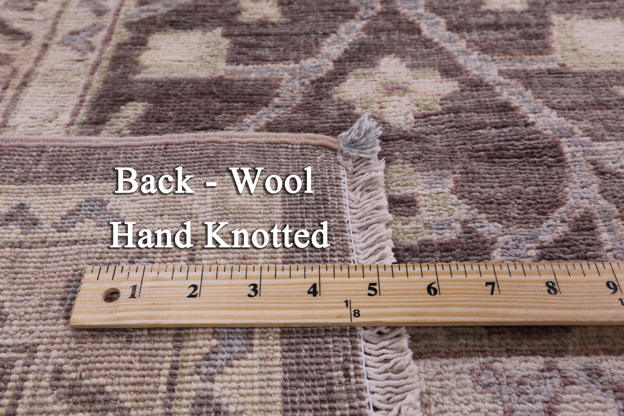 Peshawar Handmade Wool Rug - 8' 11" X 11' 9" - Golden Nile
