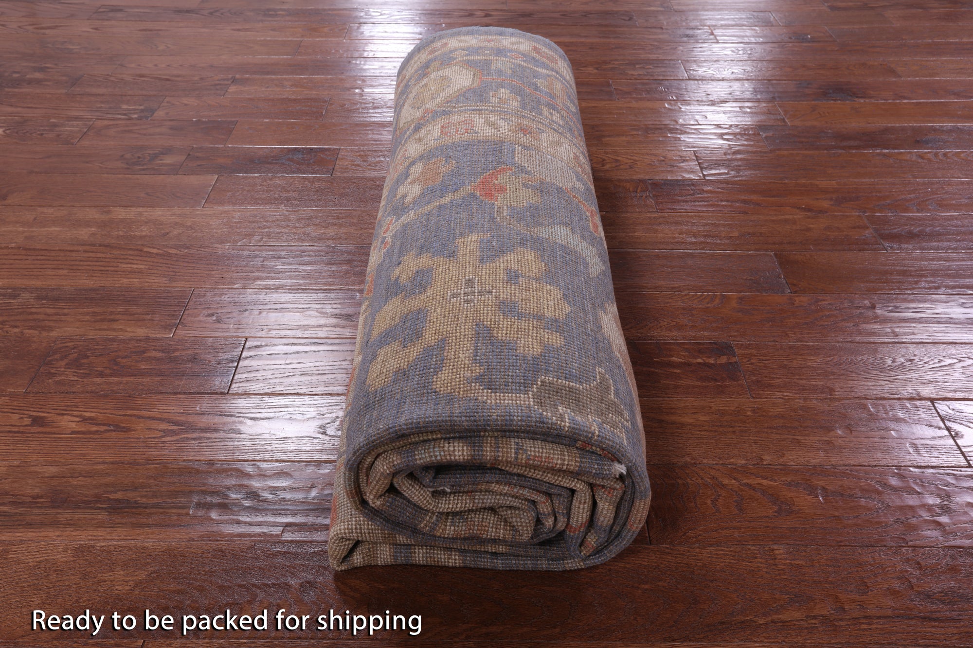 Grey Turkish Oushak Handmade Wool Rug - 10' 1" X 13' 8" - Golden Nile