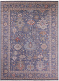 Grey Turkish Oushak Handmade Wool Rug - 10' 1" X 13' 8" - Golden Nile