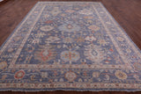 Grey Turkish Oushak Handmade Wool Rug - 10' 1" X 13' 8" - Golden Nile