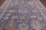 Grey Turkish Oushak Handmade Wool Rug - 10' 1" X 13' 8" - Golden Nile