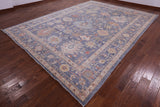 Grey Turkish Oushak Handmade Wool Rug - 10' 1" X 13' 8" - Golden Nile