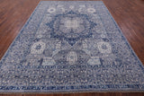 Geometric Persian Mamluk Hand Knotted Wool Rug - 8' 10" X 11' 7" - Golden Nile