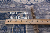 Geometric Persian Mamluk Hand Knotted Wool Rug - 8' 10" X 11' 7" - Golden Nile