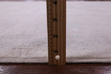 Ivory White Wash Peshawar Hand Knotted Wool Rug - 8' 9" X 11' 8" - Golden Nile