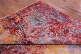 Abstract Modern Hand Knotted Wool Rug - 9' 8" X 13' 7" - Golden Nile