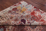 Abstract Modern Mamluk Hand Knotted Wool Rug - 8' 8" X 12' 1" - Golden Nile