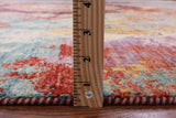 Asbtract Modern Mamluk Hand Knotted Wool Rug - 9' 10" X 13' 5" - Golden Nile