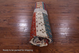 Tribal Persian Gabbeh Hand Knotted Wool Rug - 8' 0" X 9' 7" - Golden Nile