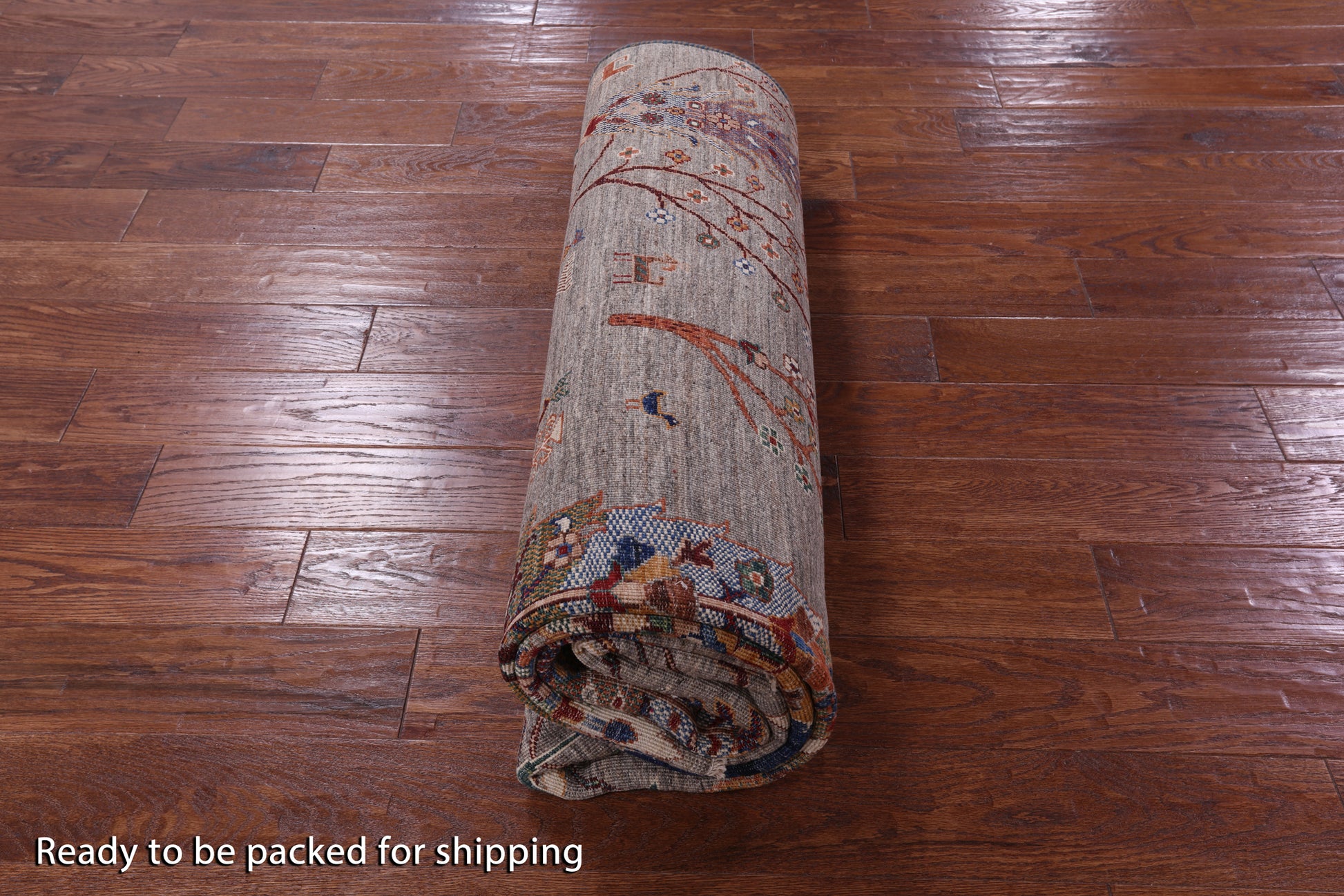 Tribal Persian Gabbeh Hand Knotted Wool Rug - 6' 7" X 9' 5" - Golden Nile