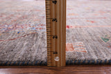 Tribal Persian Gabbeh Hand Knotted Wool Rug - 6' 7" X 9' 5" - Golden Nile