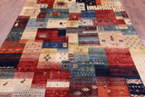 Tribal Persian Gabbeh Hand Knotted Wool Rug - 6' 7" X 9' 6" - Golden Nile
