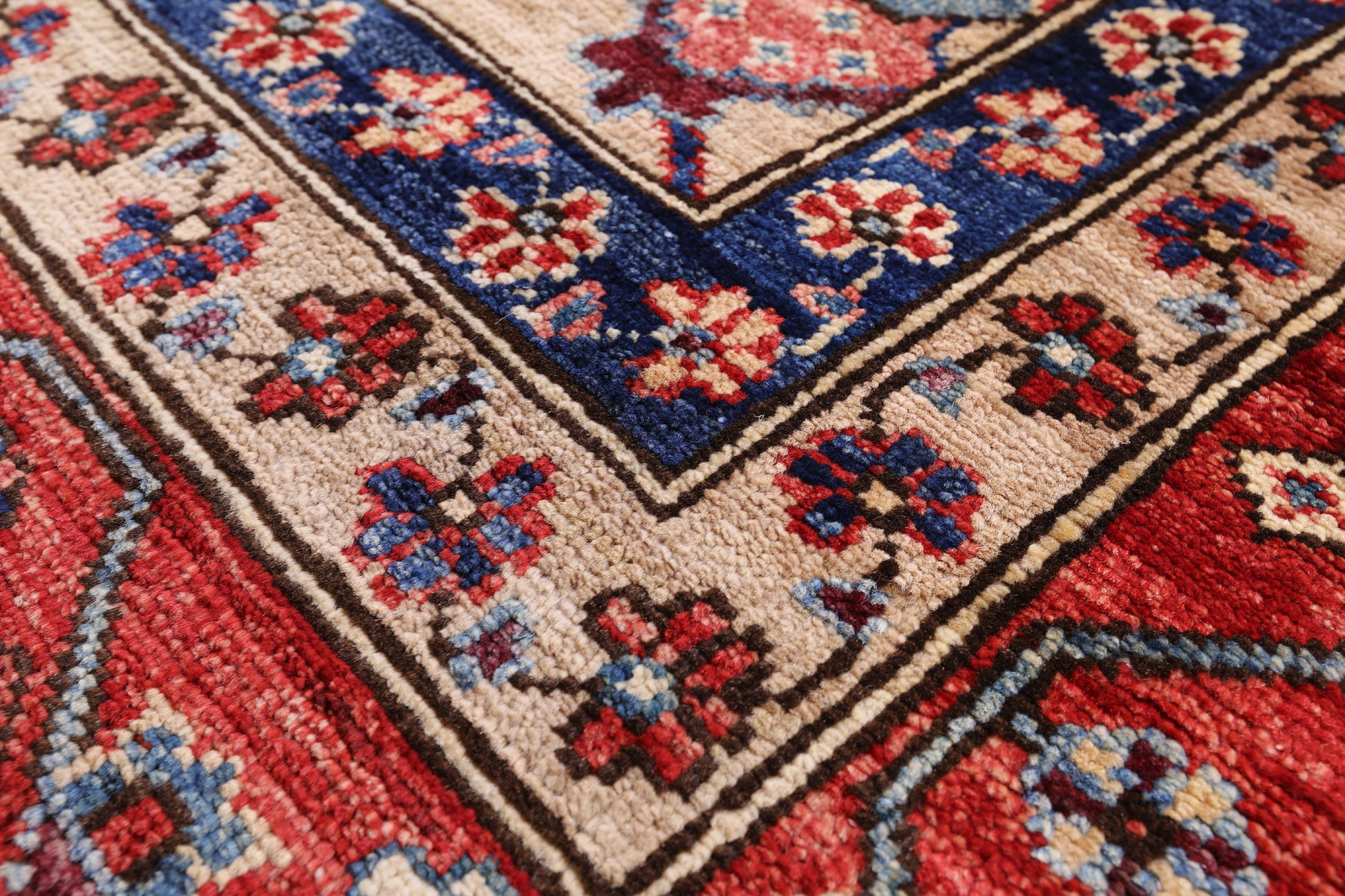 Persian Fine Serapi Hand Knotted Wool Rug - 9' 0" X 11' 10" - Golden Nile
