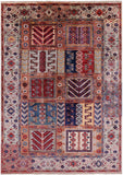 Persian Fine Serapi Hand Knotted Wool Rug - 6' 0" X 8' 10" - Golden Nile