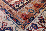 Persian Fine Serapi Hand Knotted Wool Rug - 6' 0" X 8' 10" - Golden Nile
