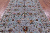 Peshawar Hand Knotted Wool Rug - 6' 9" X 10' 3" - Golden Nile