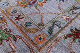 Peshawar Hand Knotted Wool Rug - 6' 9" X 10' 3" - Golden Nile