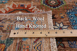 Turkmen Ersari Hand Knotted Wool Rug - 6' 7" X 9' 10" - Golden Nile