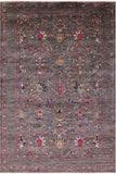 Peshawar Hand Knotted Wool Rug - 6' 9" X 9' 10" - Golden Nile