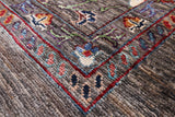 Peshawar Hand Knotted Wool Rug - 6' 9" X 9' 10" - Golden Nile