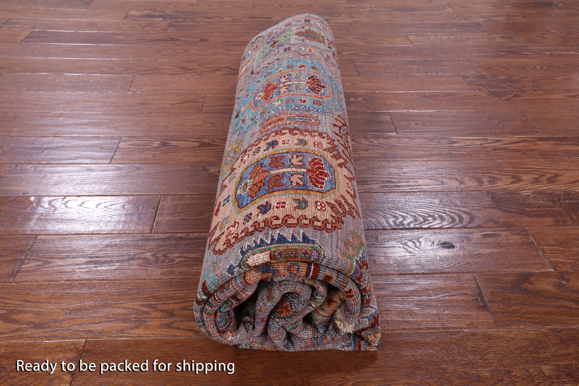 Turkmen Ersari Hand Knotted Wool Rug - 6' 8" X 9' 5" - Golden Nile