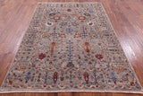 Peshawar Handmade Wool Rug - 5' 7" X 7' 10" - Golden Nile