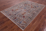Peshawar Handmade Wool Rug - 5' 7" X 7' 10" - Golden Nile