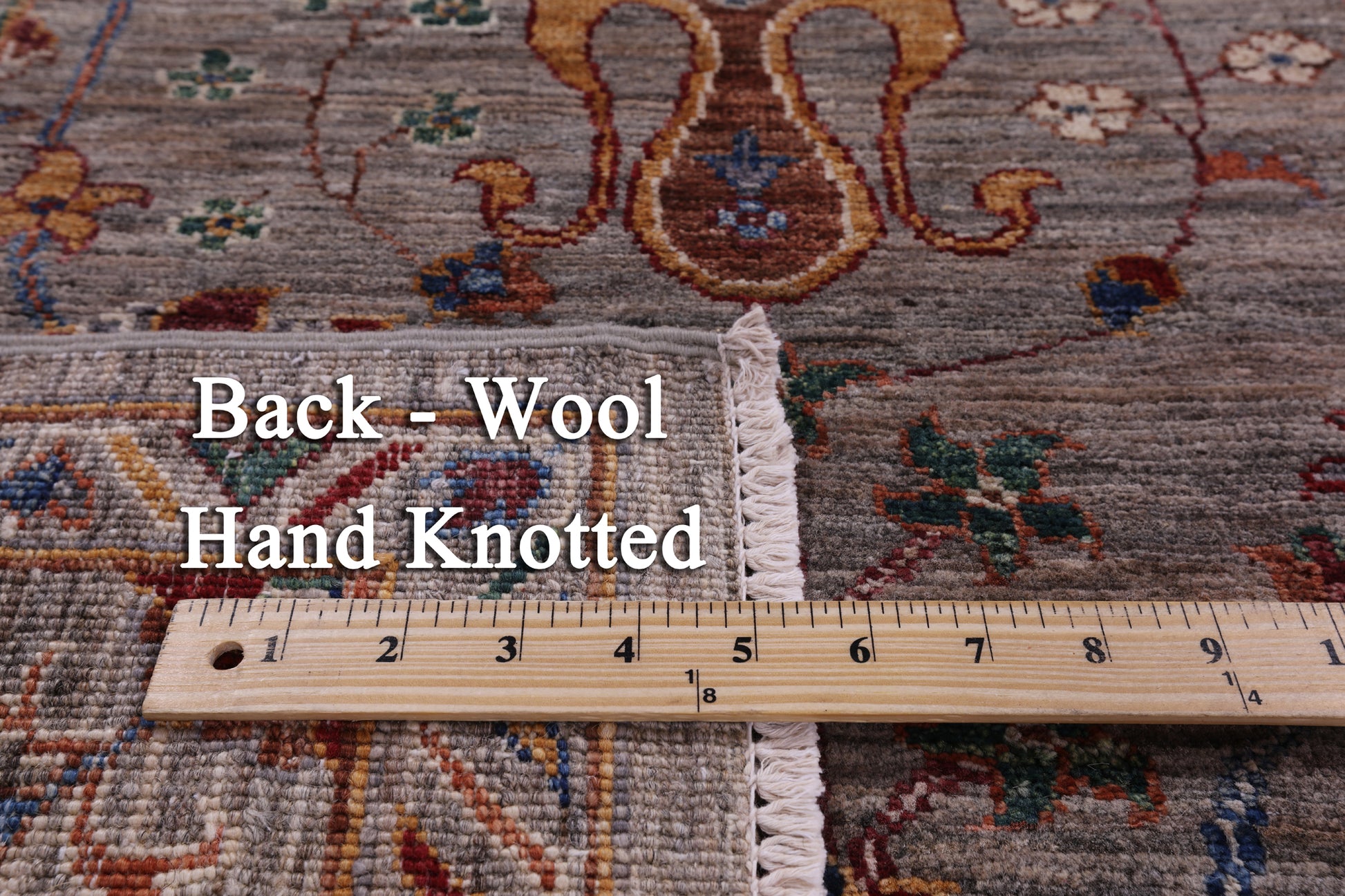 Peshawar Handmade Wool Rug - 5' 7" X 7' 10" - Golden Nile