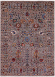 Peshawar Handmade Wool Rug - 5' 7" X 7' 10" - Golden Nile