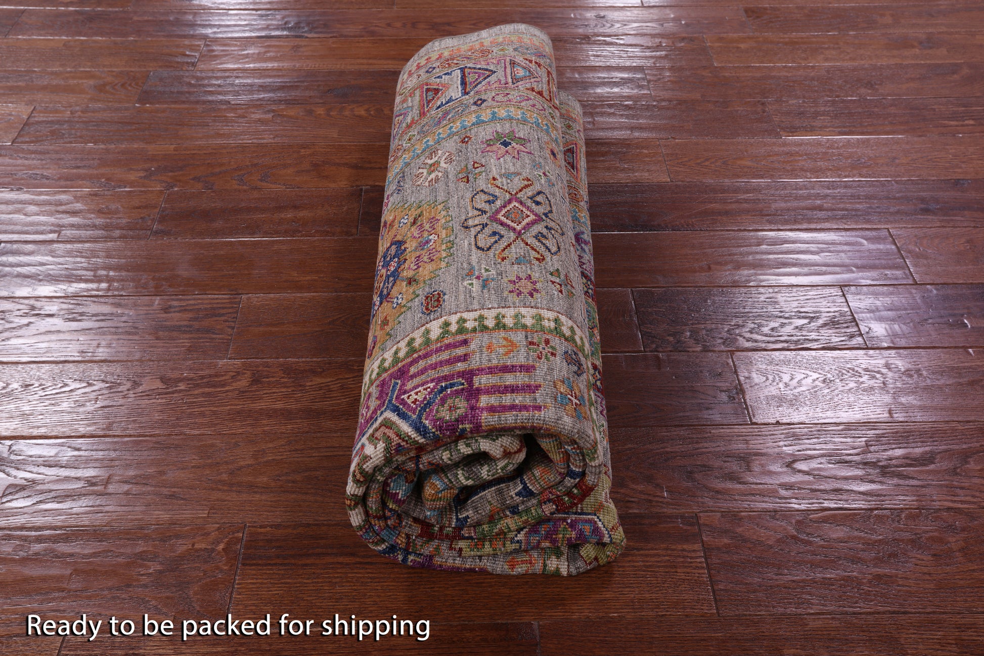 Turkmen Ersari Hand Knotted Wool Rug - 5' 9" X 8' 0" - Golden Nile