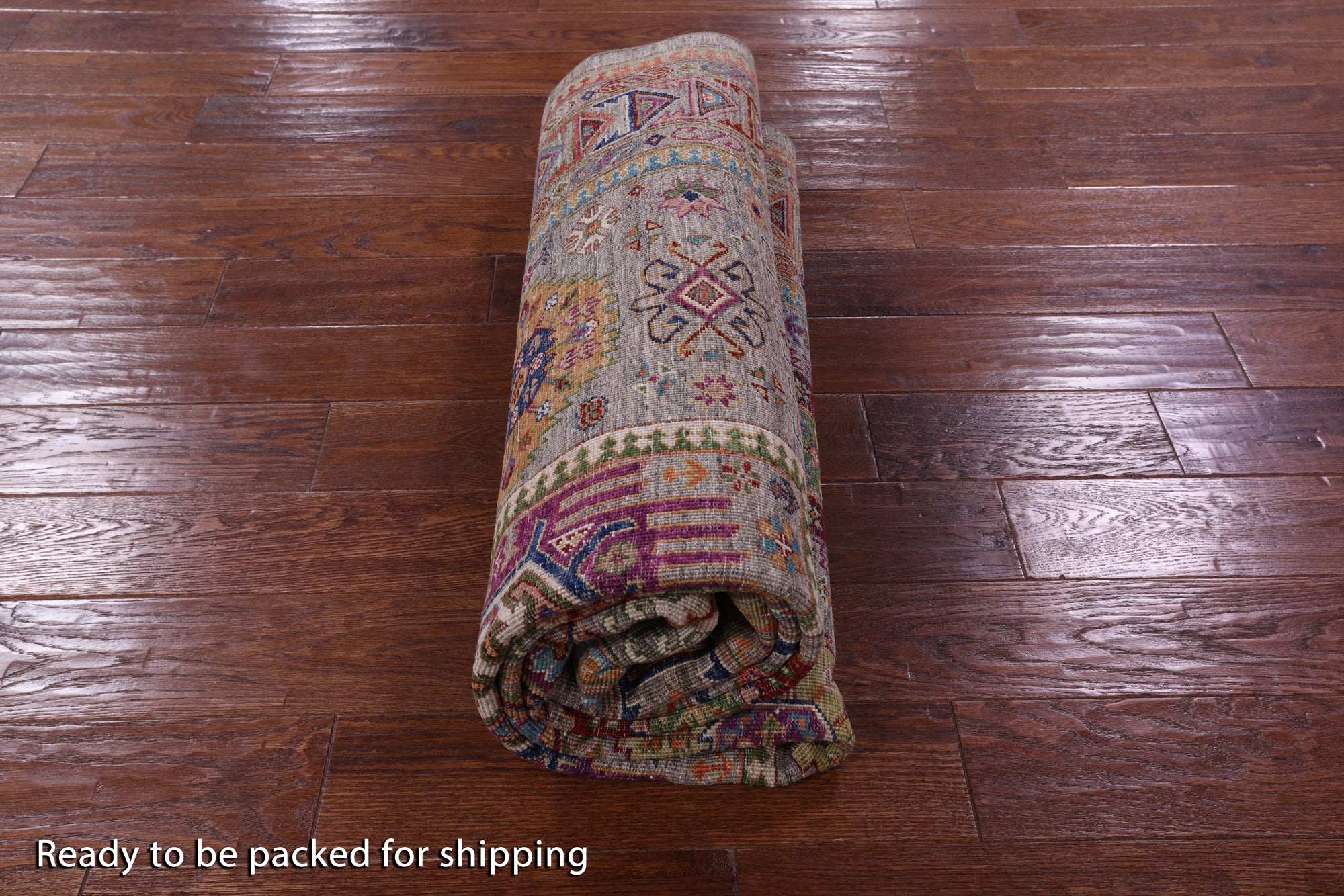 Turkmen Ersari Hand Knotted Wool Rug - 5' 9" X 8' 0" - Golden Nile