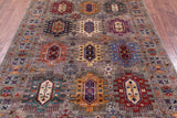 Turkmen Ersari Hand Knotted Wool Rug - 5' 9" X 8' 1" - Golden Nile