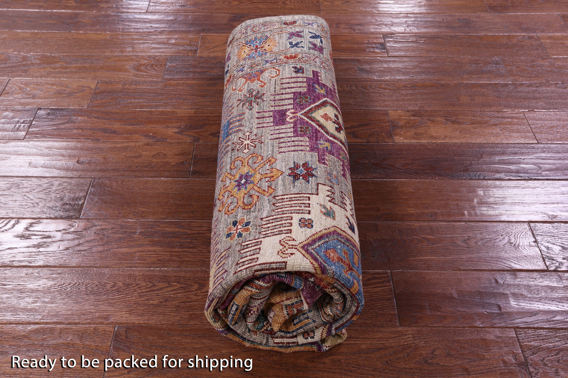 Turkmen Ersari Hand Knotted Wool Rug - 5' 9" X 8' 1" - Golden Nile