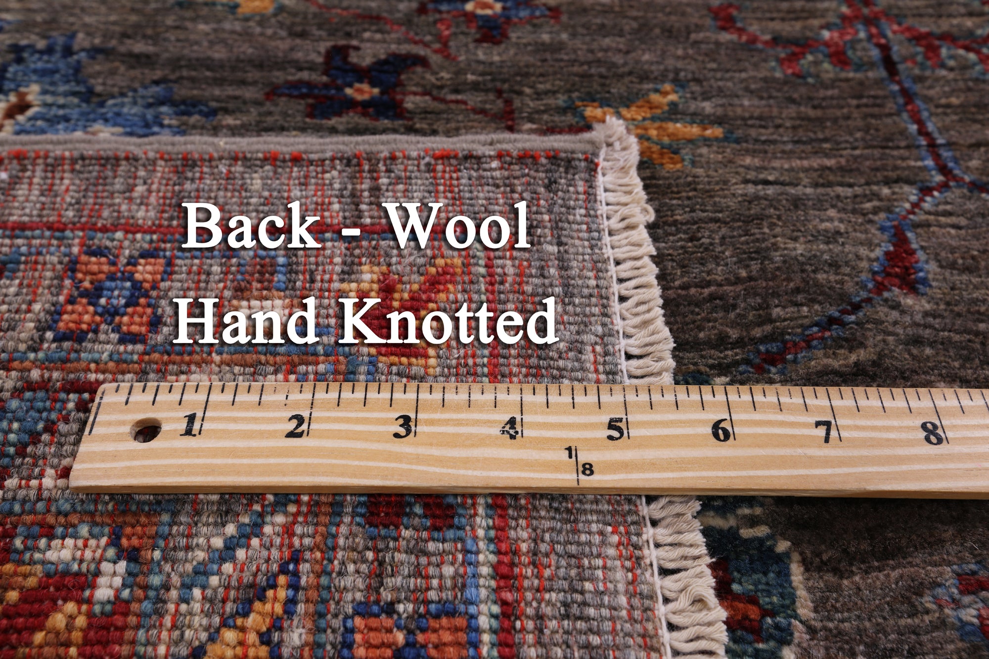 Peshawar Hand Knotted Wool Rug - 6' 9" X 9' 8" - Golden Nile