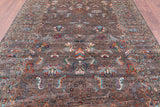 Peshawar Hand Knotted Wool Rug - 6' 10" X 9' 11" - Golden Nile