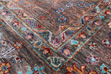 Peshawar Hand Knotted Wool Rug - 6' 10" X 9' 11" - Golden Nile