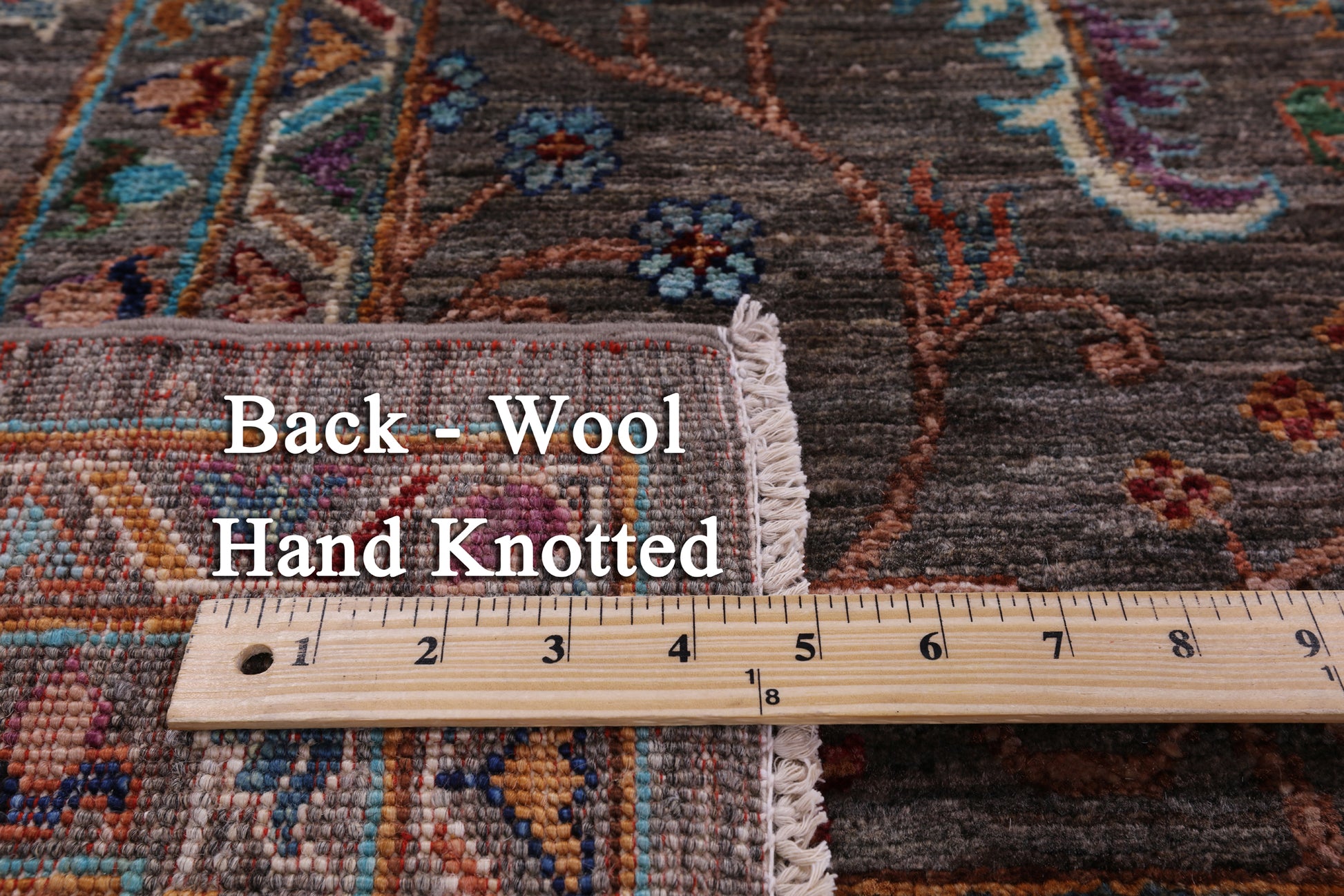Peshawar Hand Knotted Wool Rug - 6' 10" X 9' 11" - Golden Nile