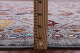 Grey Turkmen Ersari Hand Knotted Wool Rug - 6' 8" X 9' 8" - Golden Nile